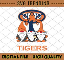 Auburn Tigers And Triples Gnomes Sport Svg Gnomes Svg NCAA Sport, Png Svg dxf NCAA Svg, NCAA Sport Svg, Digital Download