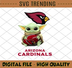 Baby Yoda with Arizona Cardinals NFL Png,Baby Yoda NFL png, NFL png, Sublimation ready, png files for sublimation