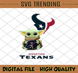 Baby Yoda with Houston Texans NFL Png, Baby Yoda NFL png, NFL png, Sublimation ready, png files for sublimation