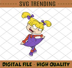Angelica Pickles Rugrats SVG, PNG dxf, Cricut, Silhouette Cut File, Instant Download