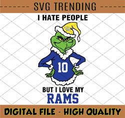 I Hate People But I Love My Los Angeles Rams, Los Angeles Rams svg NFL Teams, NFL Teams Svg, NFL svg, Football Svg, Spor