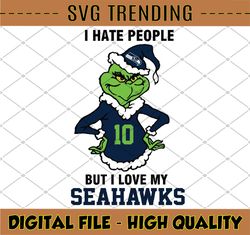 I Hate People But I Love My Seahawks, Seattle Seahawks svg NFL Teams, NFL Teams Svg, NFL svg, Football Svg, Sport bundle