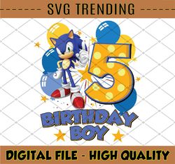 Personalized Sonic Birthday Boy Age Png, Custom Sonic Birthday Png, Family Matching Sonic Png, Digital Download