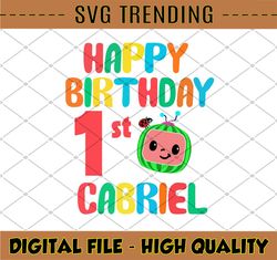 Cocomelon Personalized Name And Ages Happy Birthday SVG PNG, Cocomelon Brithday svg, Cocomelon,Cocomelon Family Birthday