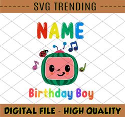 Cocomelon Personalized Name And Ages Birthday Boy SVG PNG, Cocomelon Brithday svg, Cocomelon,Cocomelon Family Birthday s