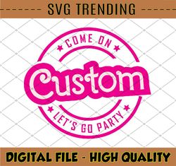 Custom Text Svg, Pink Checker, Custom Svg, Custom Name Custom Text Princess Girl Svg, Clipart, Svg Cut File Cricut