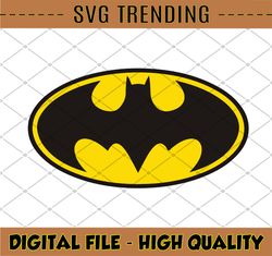 Batman Svg, Batman DC Svg, Batman Logo, Batman Clipart,Silhouette, Vector, Cricut, Cameo, Marvel, Superhero