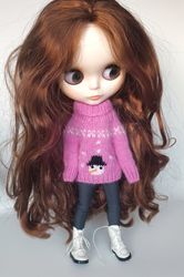 Christmas sweater for Blythe doll