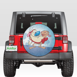 Ren And Stimpy Tire Cover