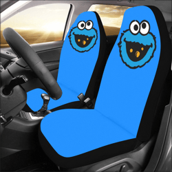 Cookie Monster Car Seat Covers Set of 2 Universal Size