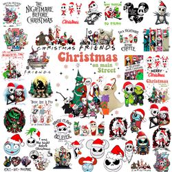 50 Christmas Nightmare Png Bundle, Merry Xmas & Holiday Season Png, Holiday Season Png, Xmas Costume Santa Png