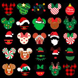 Bundle Mickey Merry Christmas Svg Png, Disney Christmas Squad Svg, Christmas Friends Svg, Holiday Season Svg