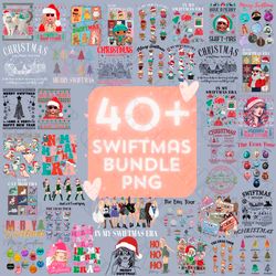 Swiftmas Bundle Png, Taylor Swift Christmas Era Png, Christmas Ts Version Png, Tay-Lor Swi-Ft Christmas Png
