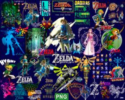 45 Designs Legend Of The Zelda Png Bundle, Tears Of The Kingdom Png, Breath Of The Wild png, Zelda Video Game Png