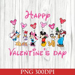 Disney Mickey Minnie Valentine PNG, Disney Valentine Day PNG, Disney Valentine Day Couple PNG, Disney Family Love PNG
