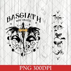 Basgiath War College 2 Sided Digital PNG, Fourth Wing PNG, Dragon Rider PNG, Violet Sorrengail, Xaden Riorson PNG 300DPI