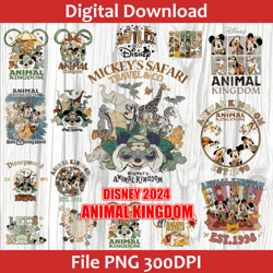 Full Disney Safari Animal Kingdom Design PNG 300DPI, Animal Dissney kingdom, Wild Trip PNG, Family Safari Trip PNG