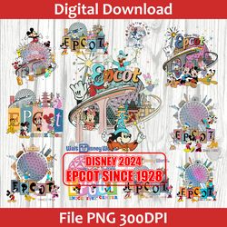 Full Design Epcot Trip Store TONY, Disney Epcot Family Trip PNG 300DPI, Disney Epcot 1928 PNG, Disney Epcot World PNG