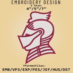 NCAA Logo Bellarmine Knights, Embroidery design, Embroidery Files, NCAA Bellarmine Knights, Machine Embroidery Pattern