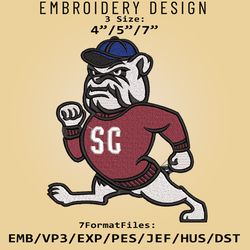 NCAA Logo South Carolina State Bulldogs, Embroidery design, Embroidery Files, NCAA Bulldogs, Machine Embroidery Pattern