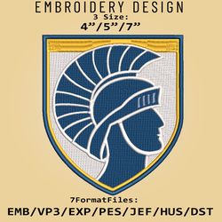 NCAA Logo Merrimack Warriors, Embroidery design, Embroidery Files, NCAA Merrimack Warriors, Machine Embroidery Pattern