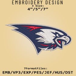 NCAA Logo Southern Indiana Screaming Eagles, Embroidery design, Embroidery Files, NCAA Eagles, Machine Embroidery