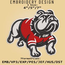 NCAA Logo Gardner Webb Runnin Bulldogs, Embroidery design, Embroidery Files, NCAA Bulldogs, Machine Embroidery Pattern