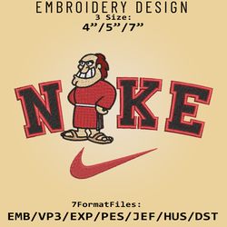 NCAA Logo Nike St. Francis (PA) Red Flash, Embroidery design, Embroidery Files, Machine Embroidery Pattern