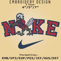 NCAA Logo Nike Liberty Flames Embroidery design, Embroidery Files, Machine Embroidery Pattern