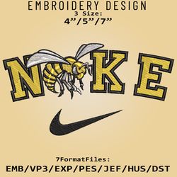 NCAA Logo Nike Alabama State Hornets Embroidery design, Embroidery Files, Machine Embroidery Pattern