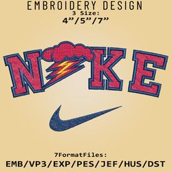 NCAA Logo N.ike St. John's Red Storm Embroidery design, Embroidery Files, Machine Embroidery Pattern