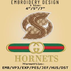 NCAA Logo Sacramento State Hornets, Embroidery design, NCAA Gucc.i, Embroidery Files, Machine Embroider Pattern