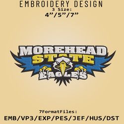 NCAA Morehead State Eagles Logo, Embroidery design, Morehead State NCAA, Embroidery Files, Machine Embroider Pattern