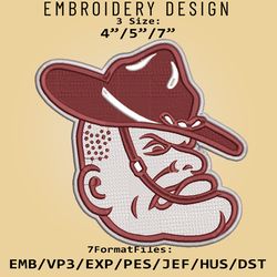 NCAA Texas A&M Aggies Logo, Embroidery design, NCAA Texas A&M Aggies, Embroidery Files, Machine Embroider Pattern