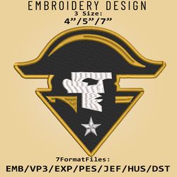NCAA Vanderbilt Commodores Logo, Embroidery design, Vanderbilt NCAA, Embroidery Files, Machine Embroider Pattern