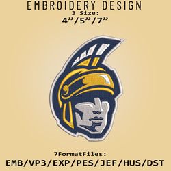 NCAA UNC Greensboro Spartans Logo, Embroidery design, NCAA UNC Greensboro, Embroidery Files, Machine Embroider Pattern