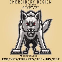 NCAA South Dakota Coyotes Logo, Embroidery design, NCAA South Dakota, Embroidery Files, Machine Embroider Pattern