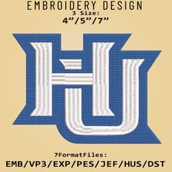 NCAA Hampton Pirates Logo, Embroidery design, Hampton Pirates NCAA, Embroidery Files, Machine Embroider Pattern