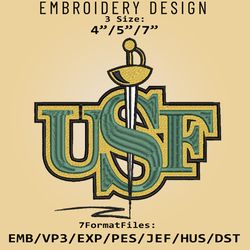NCAA San Francisco Dons Logo, Embroidery design, San Francisco Dons NCAA, Embroidery Files, Machine Embroider Pattern
