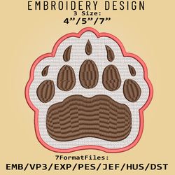 Brown Bears NCAA Logo, Embroidery design, Brown Bears NCAA, Embroidery Files, Machine Embroider Pattern