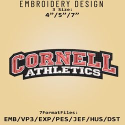 Cornell Big Red Logo NCAA, Embroidery design, Cornell Big Red NCAA, Embroidery Files, Machine Embroider Pattern