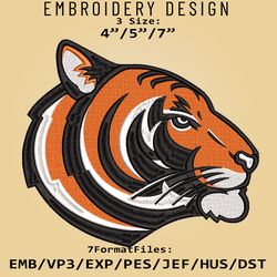 NCAA Princeton Tigers Logo, Embroidery design, NCAA Princeton Tigers, Embroidery Files, Machine Embroider Pattern