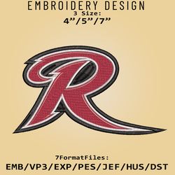Rider Broncs NCAA Logo, Embroidery design, NCAA Rider Broncs, Embroidery Files, Machine Embroider Pattern