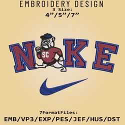 South Carolina State Bulldogs NCAA Logo, NCAA Embroidery design, Bulldogs, Embroidery Files, Machine Embroider Pattern