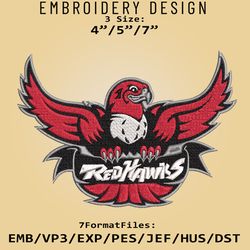 Miami (OH) RedHawks NCAA Logo, NCAA Embroidery design, Miami (OH) RedHawks, Embroidery Files, Machine Embroider Pattern