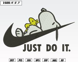 Nike Just Do It Embroidery Designs, Machine Embroidery Files, Nike Disney Embroidery Files