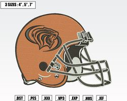Pacific Tigers Helmet Embroidery Designs, Machine Embroidery Files, NFL Embroidery Files