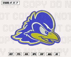 Delaware Blue Hens Logo Embroidery Design, NCAA Embroidery Designs,NCAA Machine Embroidery Pattern,Instant Download