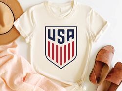 USA Soccer Team Logo Shirt, World Cup Usa Shirt, 4th of July Shirt, USA Flag Sweatshirt, Womens 4th of July, Memorial Da
