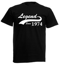 Legend Since 1974 Men's T-Shirt, 50th Birthday Gift For Men Him Dad Husband 50 Year Old Man